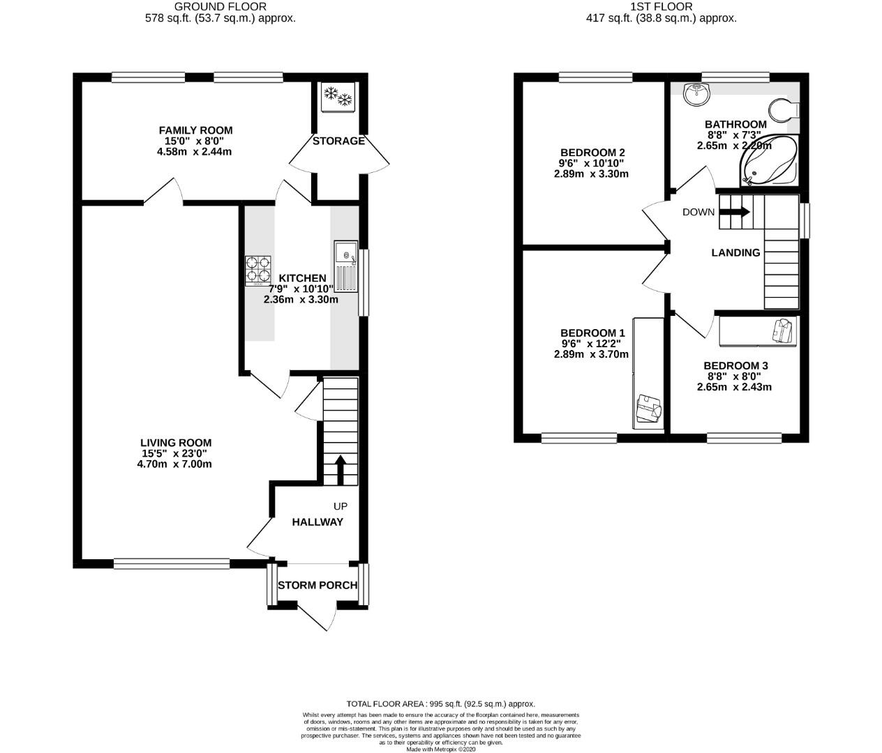 2A, Fairway Avenue, West Drayton floorplan