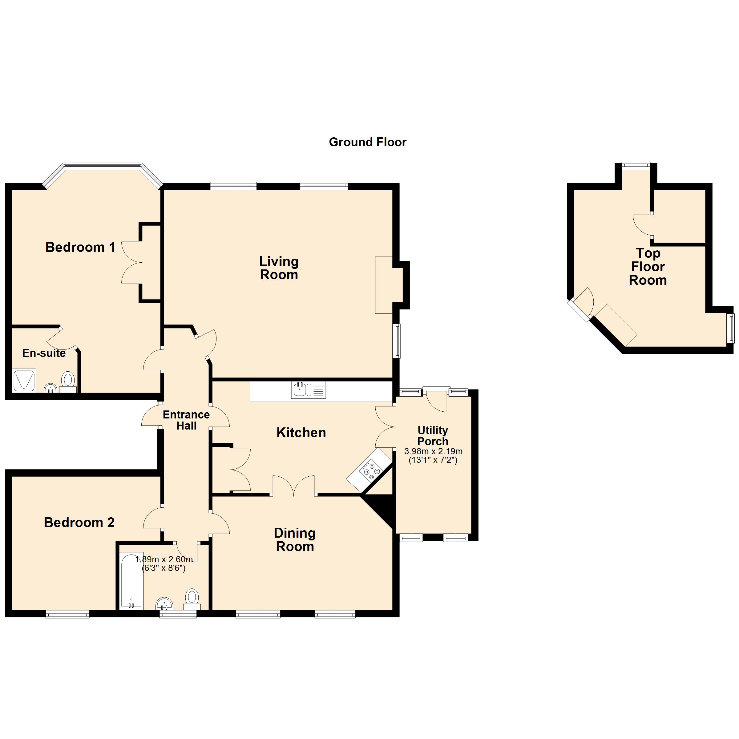 Grimston Avenue, Folkestone, Kent CT20, 2 bedroom flat for sale
