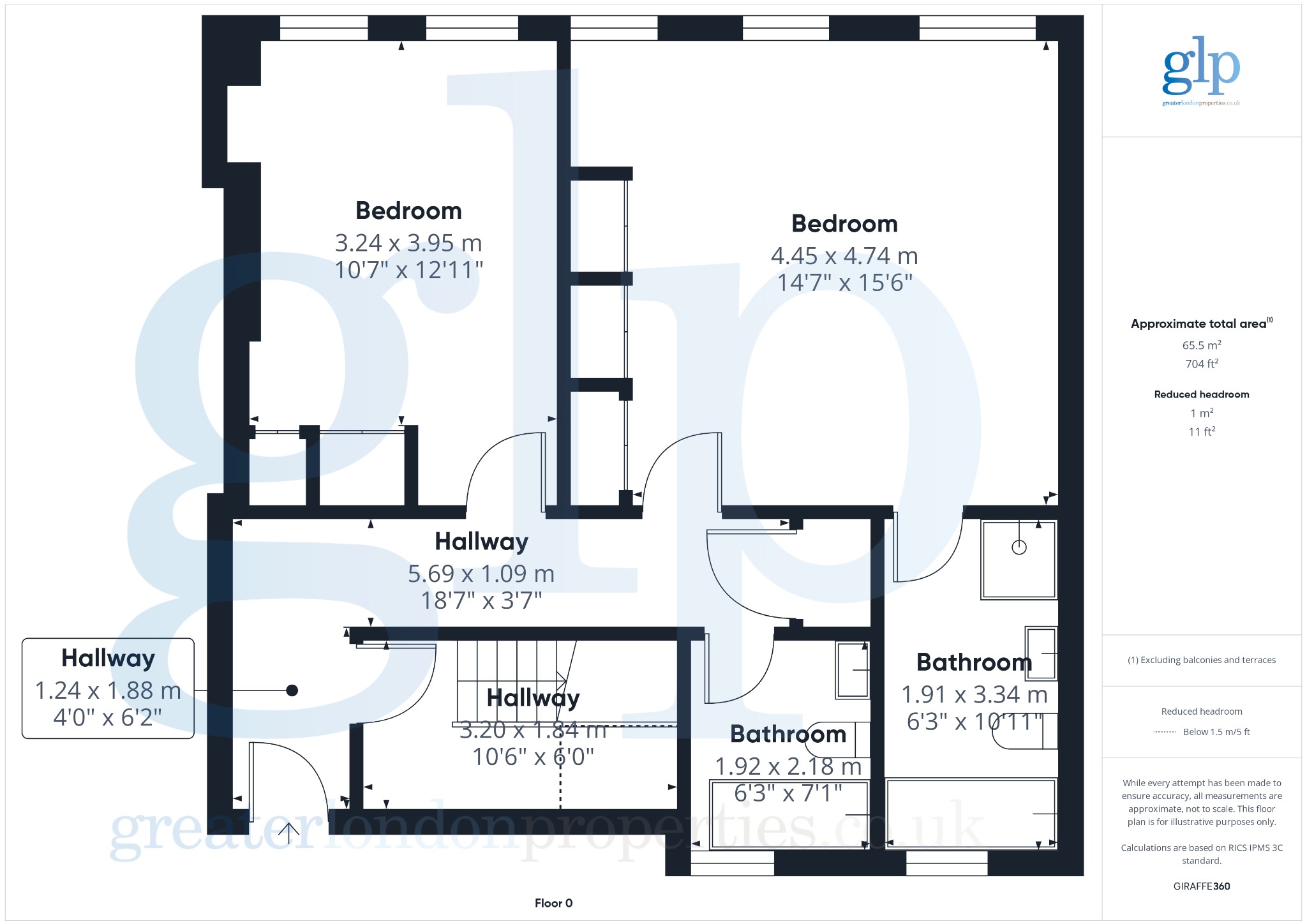 Flat 3, 9 Earlham Street, Greater London floorplan