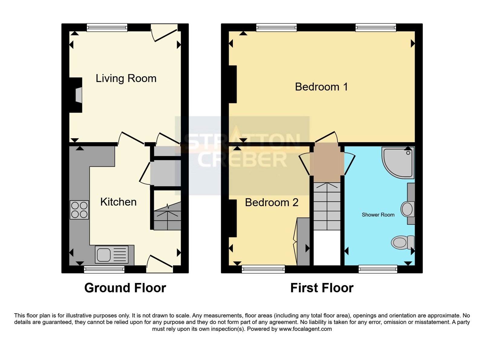 4, Factory Cottages, Liskeard floorplan