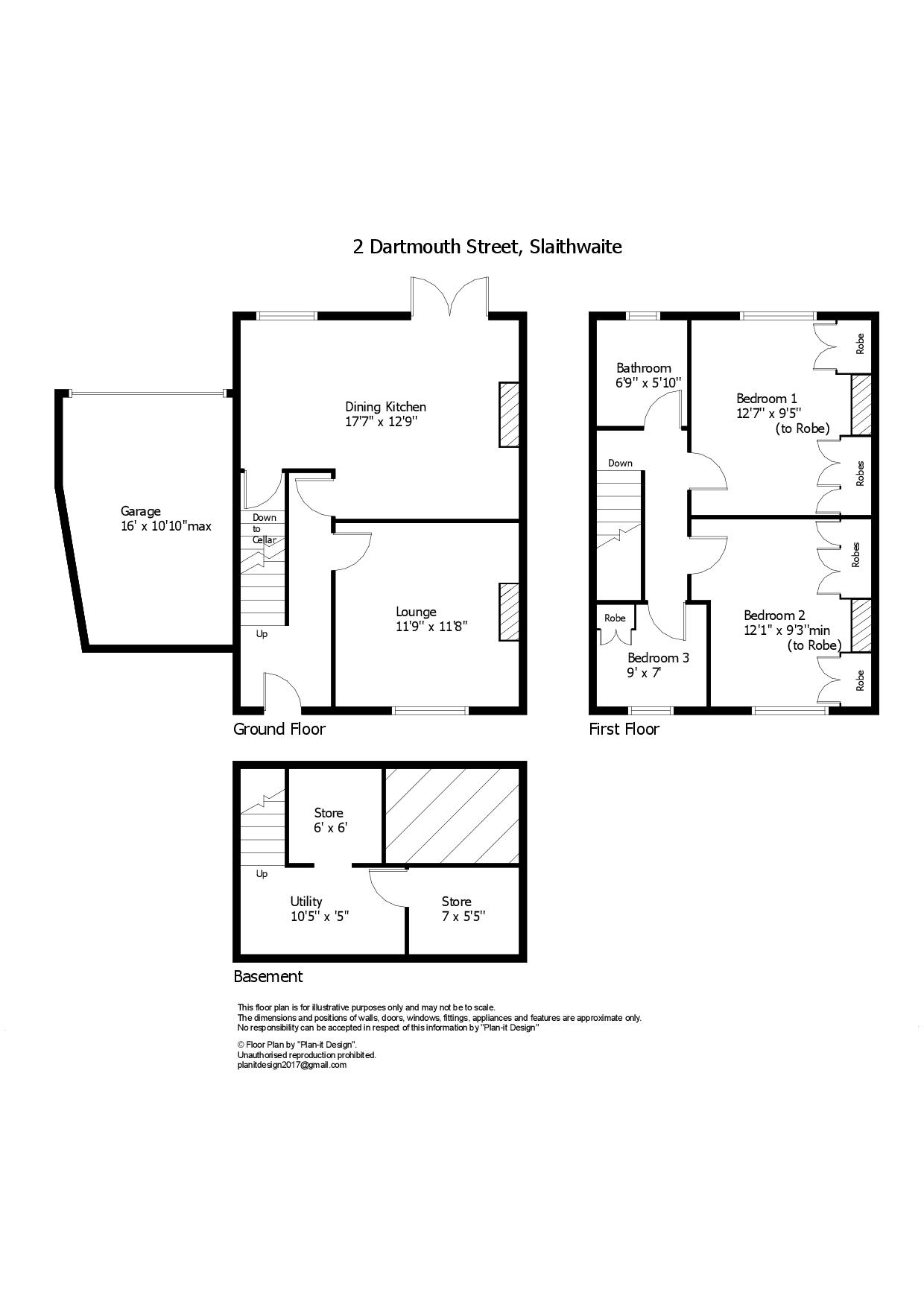 2, Dartmouth Street, Huddersfield floorplan