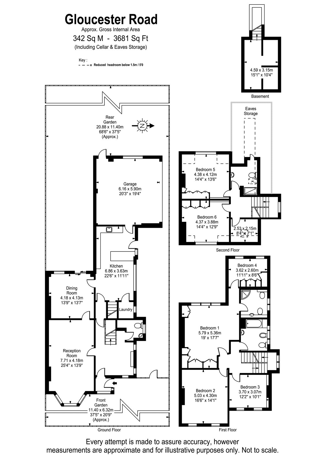 20, Gloucester Road, Teddington floorplan