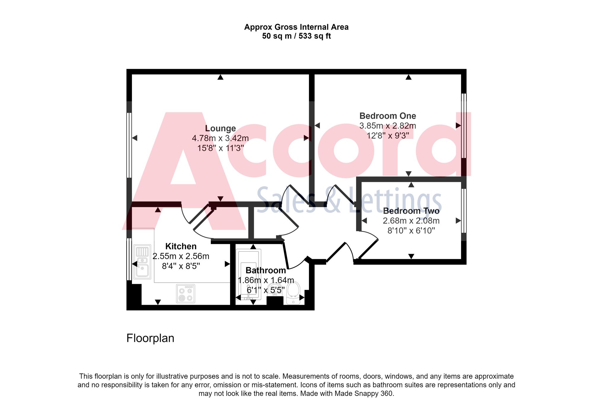 88 Millhaven Close, Romford floorplan