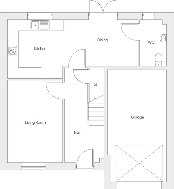 188, Delves Lane, Consett floorplan