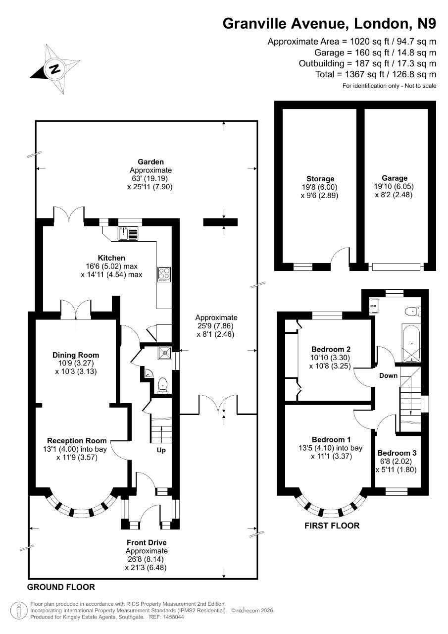 33, Granville Ave, London floorplan