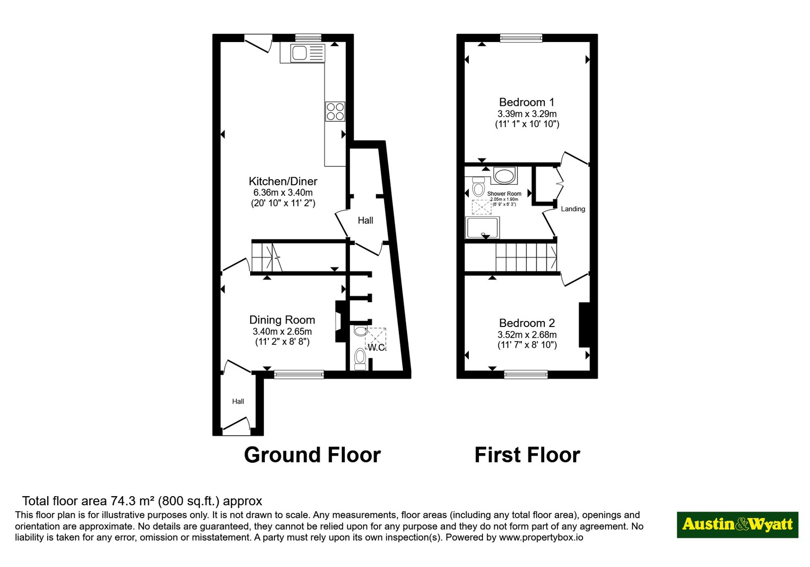 77, Main Road, Hampshire floorplan