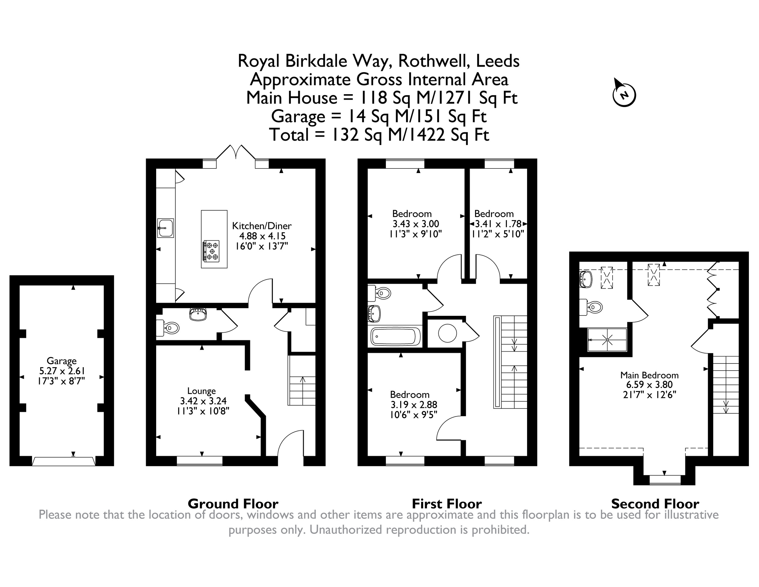 21 Royal Birkdale Way, Leeds floorplan