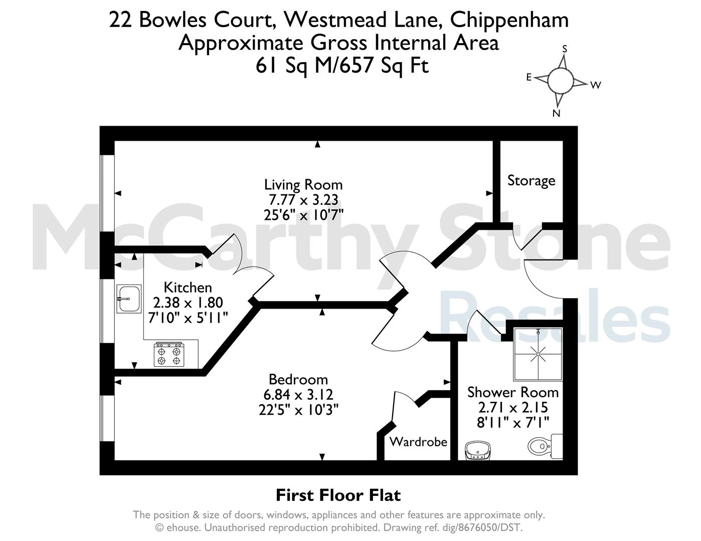 22 Bowles Court, Westmead Lane, Chippenham floorplan