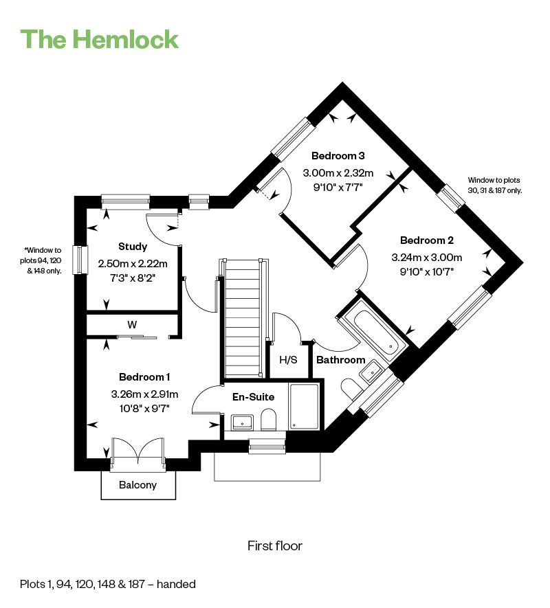 94, Lancet Drive, Horsham, Rh12 6Aa floorplan