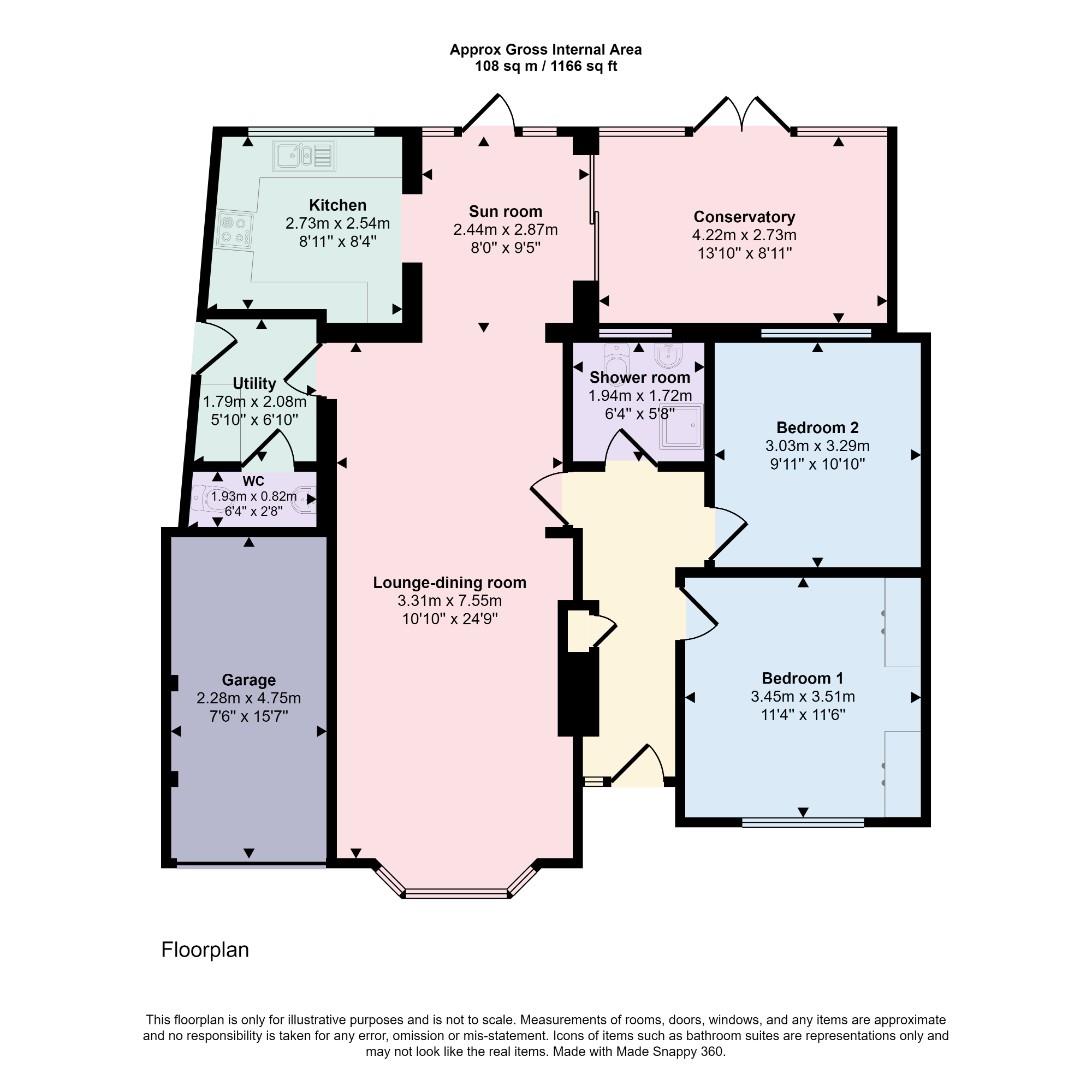 Thirlmere Road, Wigston LE18, 2 bedroom semidetached bungalow for sale