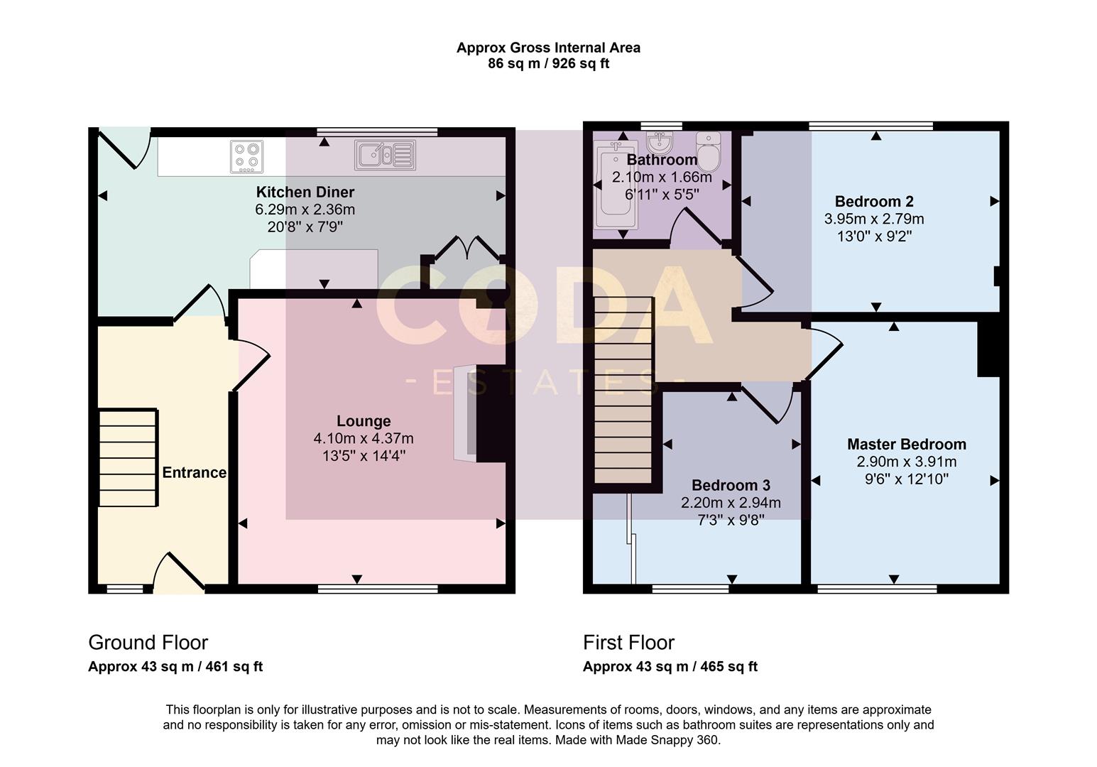 40, Netherhill Road, Moodiesburn Glasgow floorplan