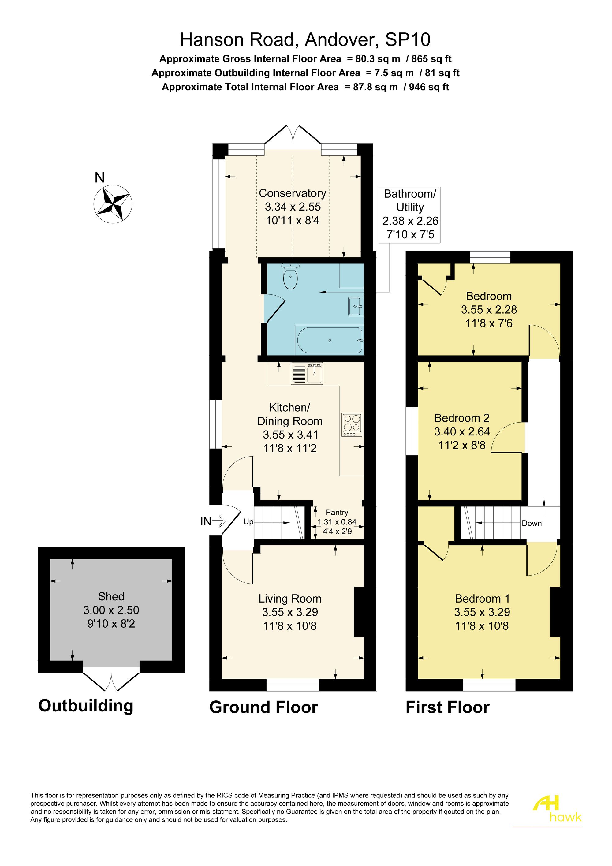 9 Hanson Road, Andover floorplan