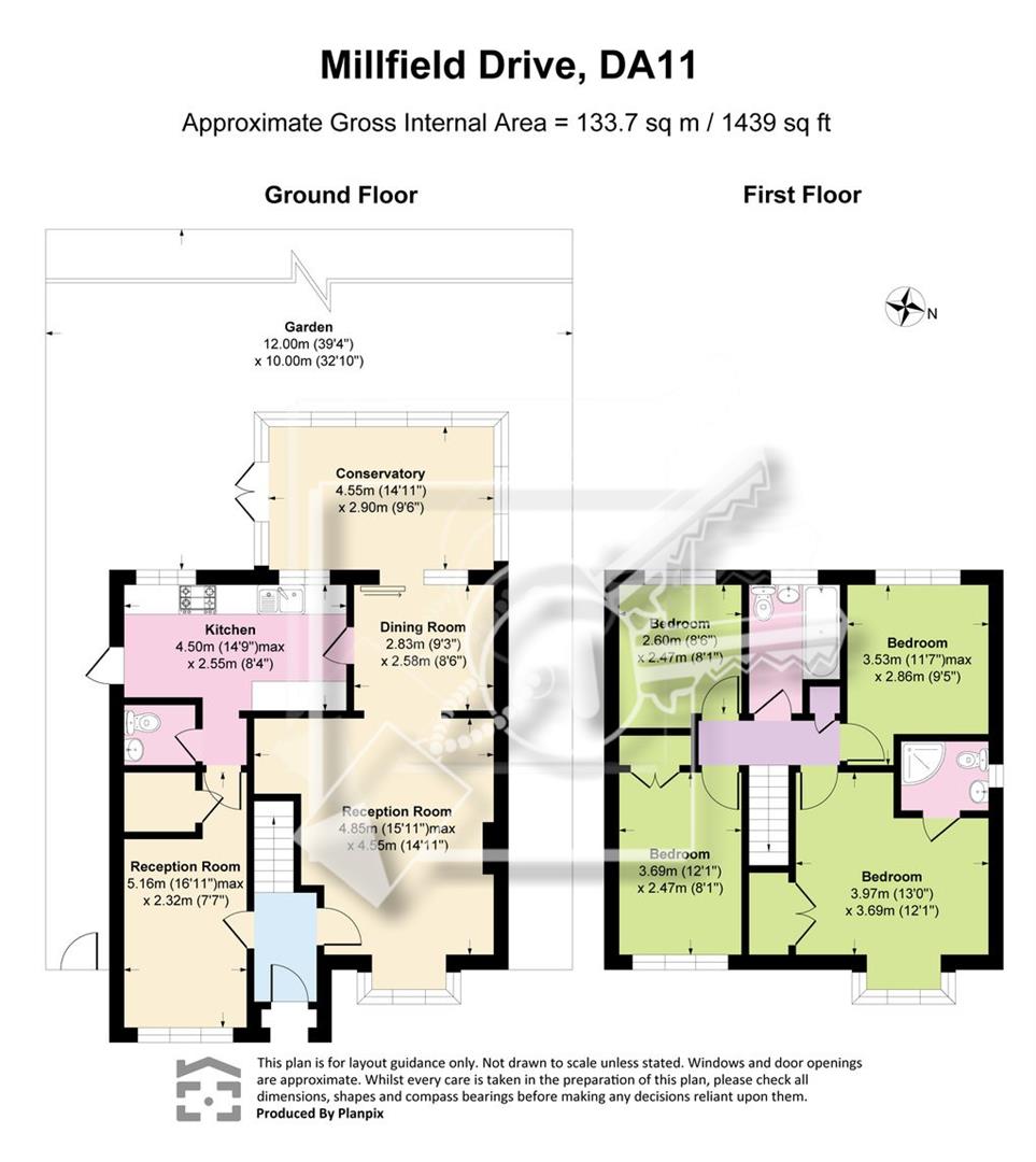 21, Millfield Drive, Gravesend floorplan