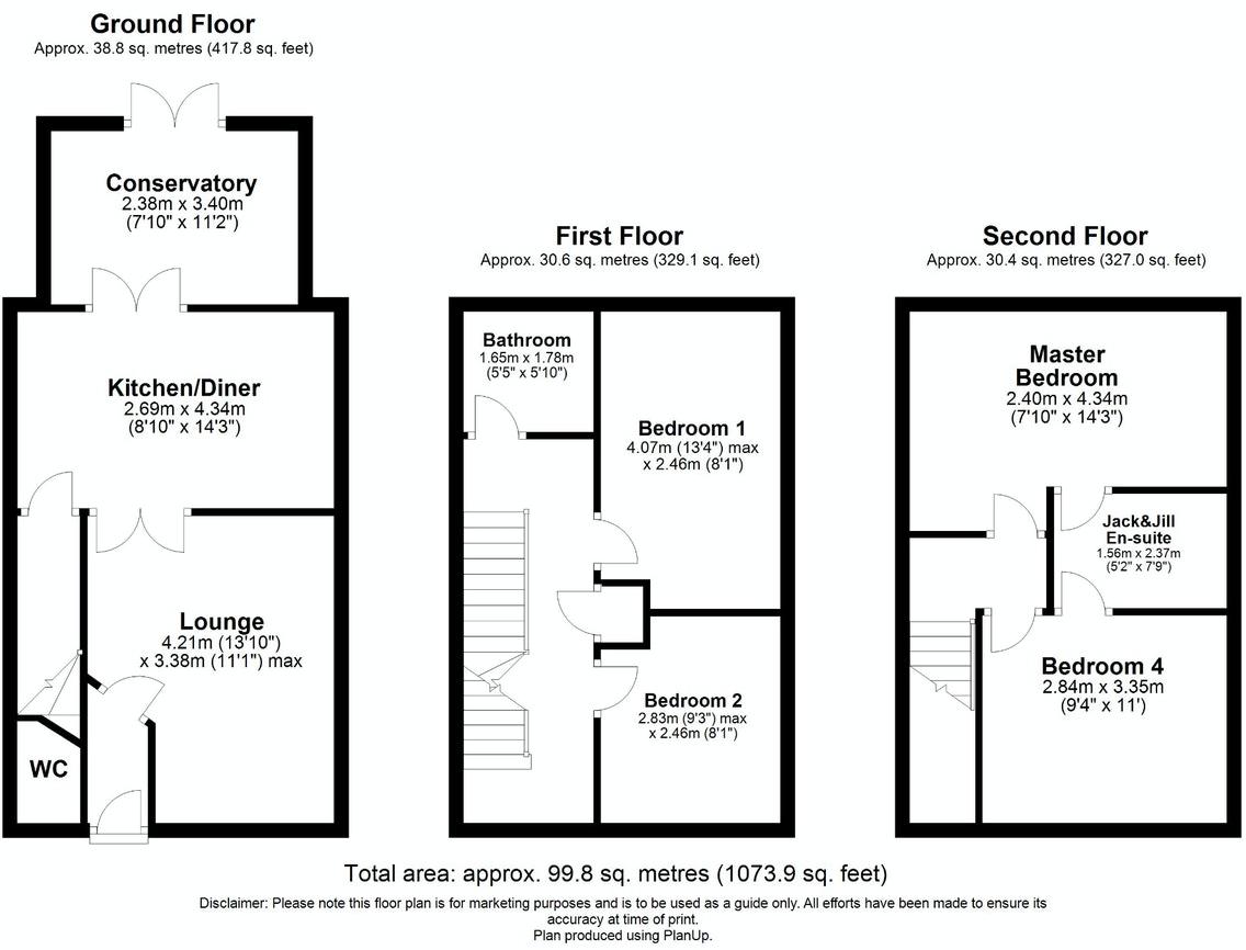 74, Brandwood Crescent, West Midlands floorplan