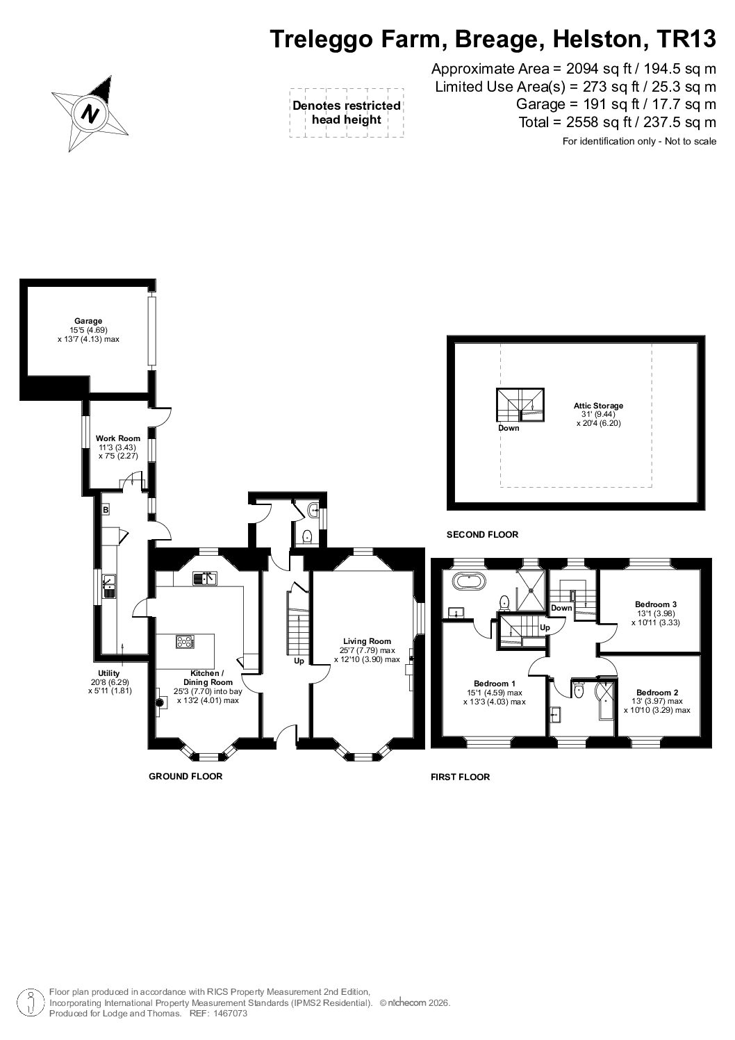 Treleggo Farm, Helston floorplan