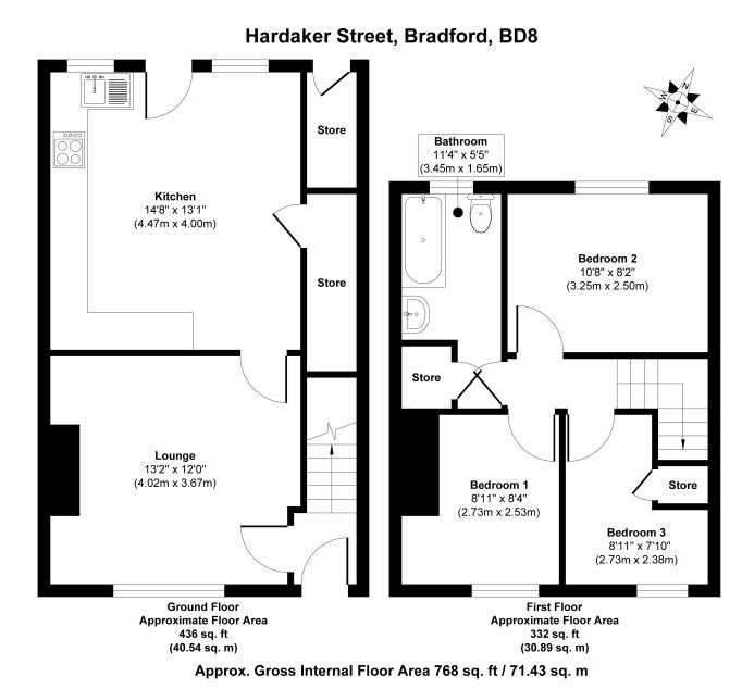 4 Hardaker Street, Bradford floorplan