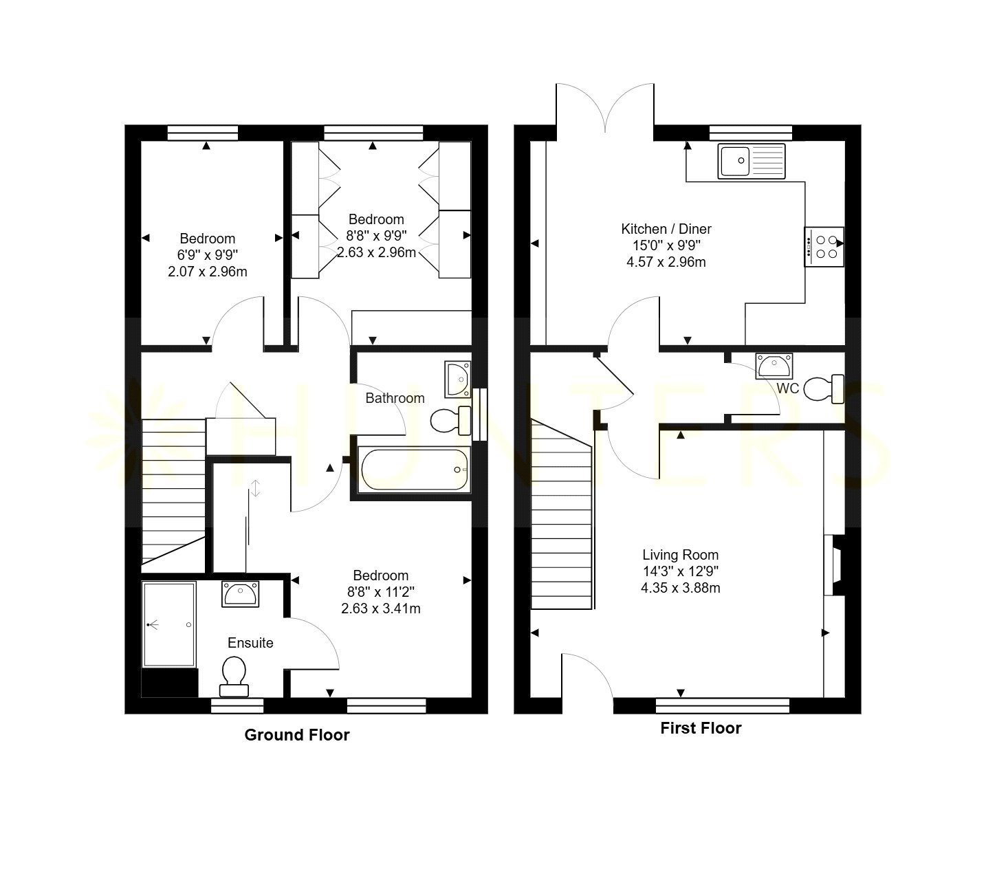 6, Stewart Close, West Sussex floorplan