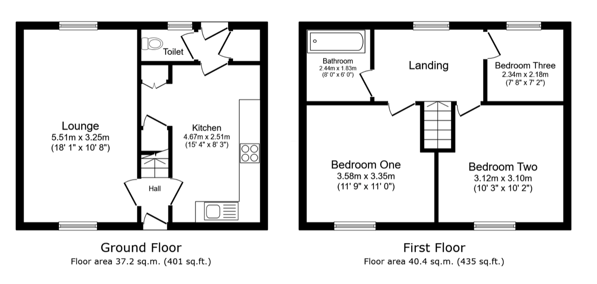 30, Springfield Road, Swadlincote floorplan