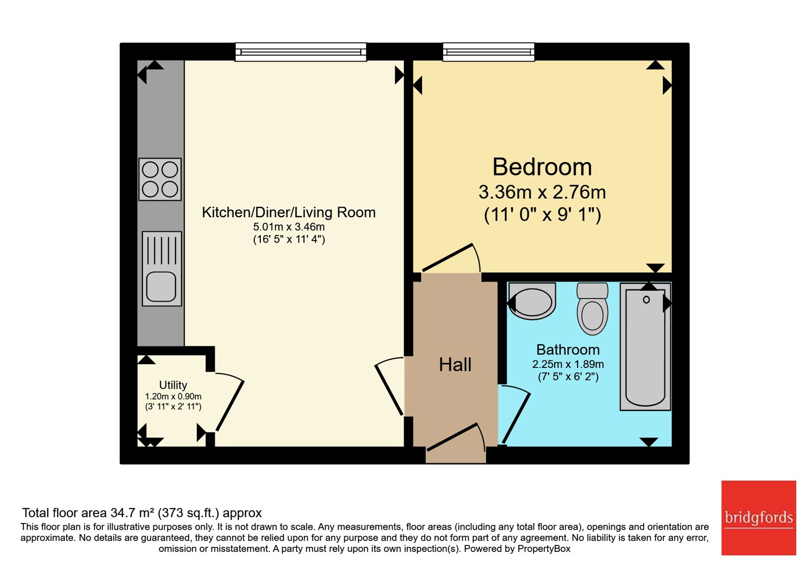 Apartment 4 Balmoral House, 17, Windsor Street, Lancashire floorplan
