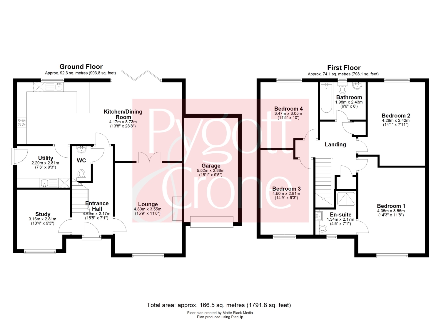 Plot 8 The Willoughby, Signal Box Way,, Louth floorplan