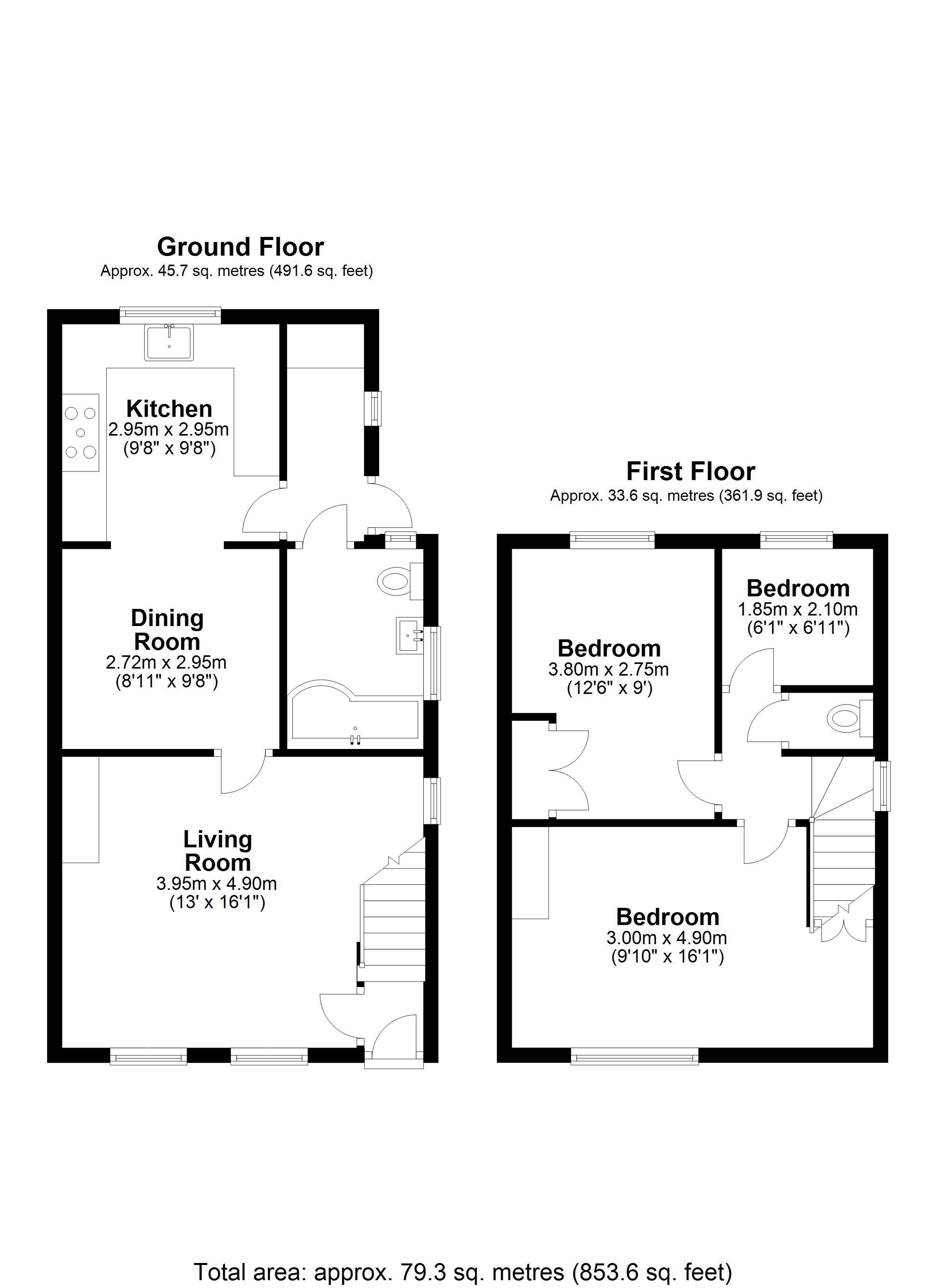 3 Bedrooms End terrace house for sale in Caillard Road, Byfleet KT14