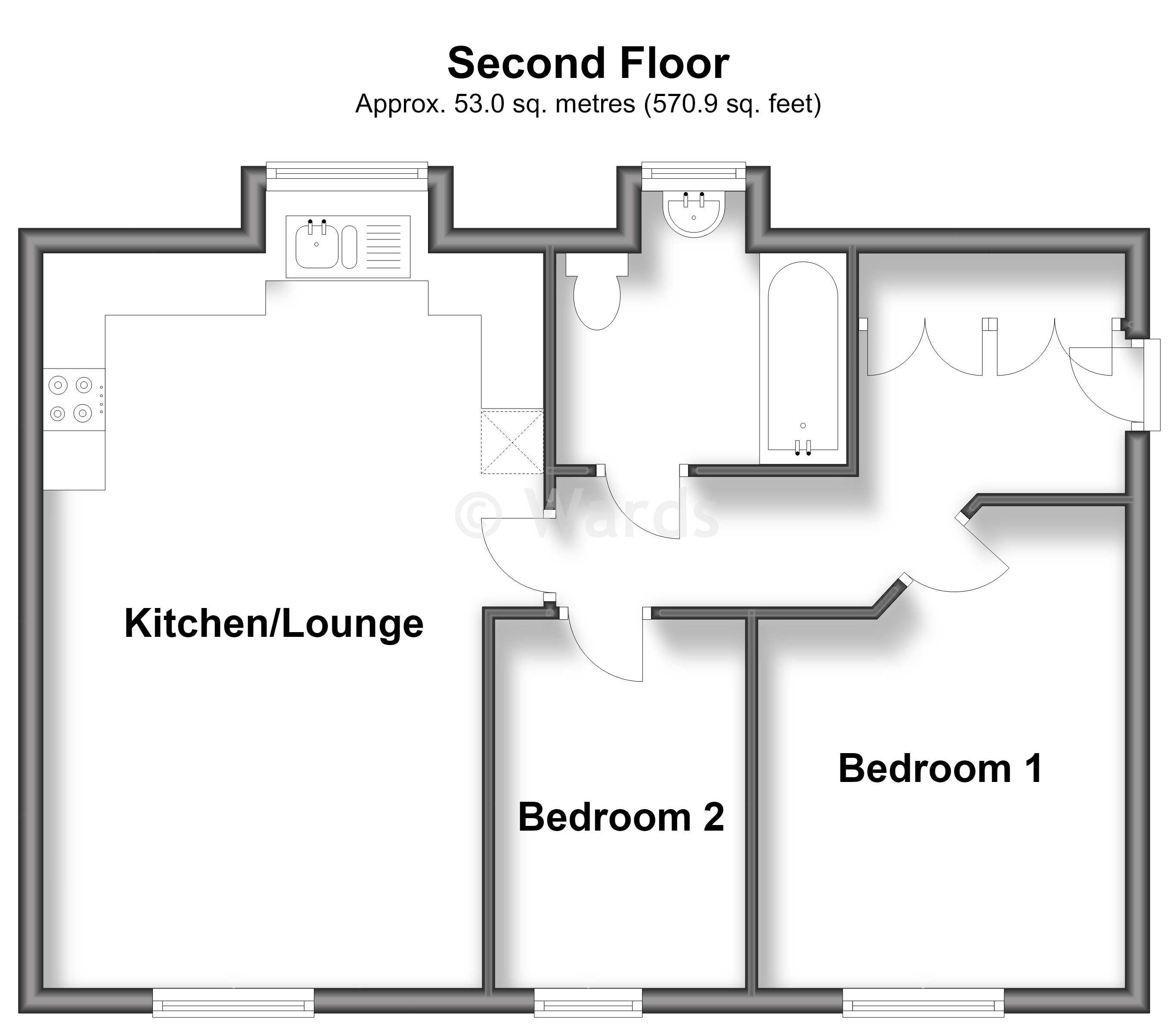 6, Hawkes Way, Maidstone floorplan