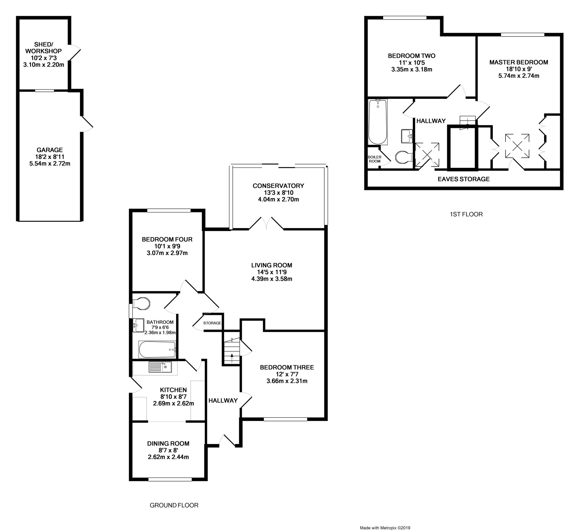 4 Bedrooms Bungalow for sale in Brunel Road, Maidenhead, Berkshire SL6