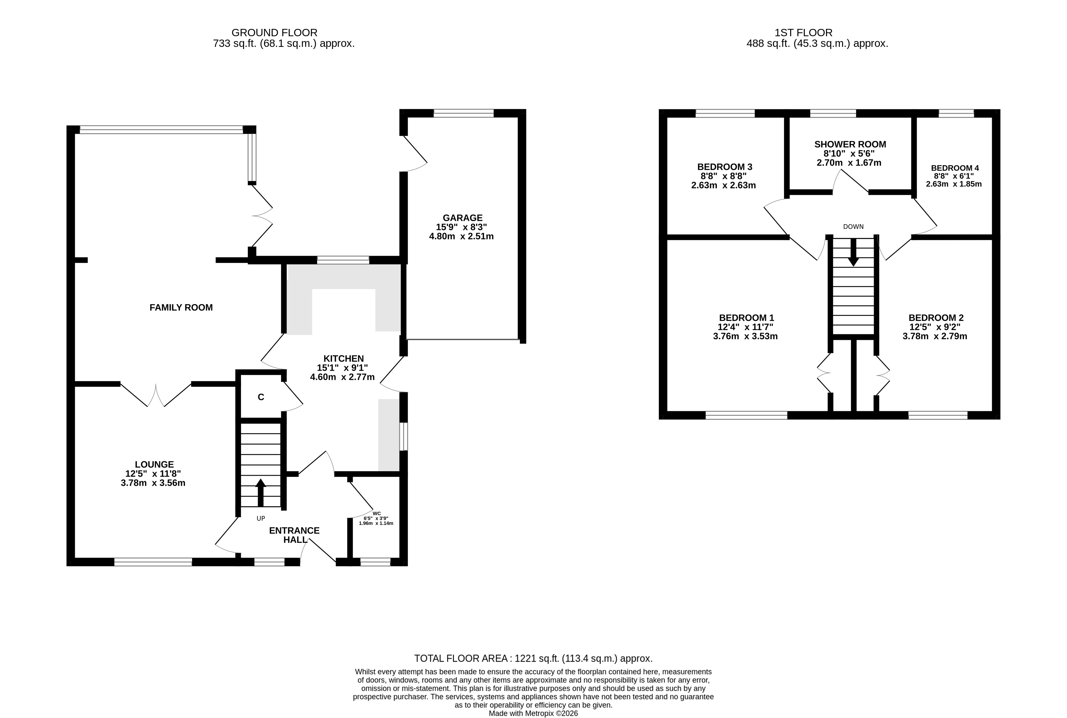 14, Northedge Meadow, West Yorkshire floorplan