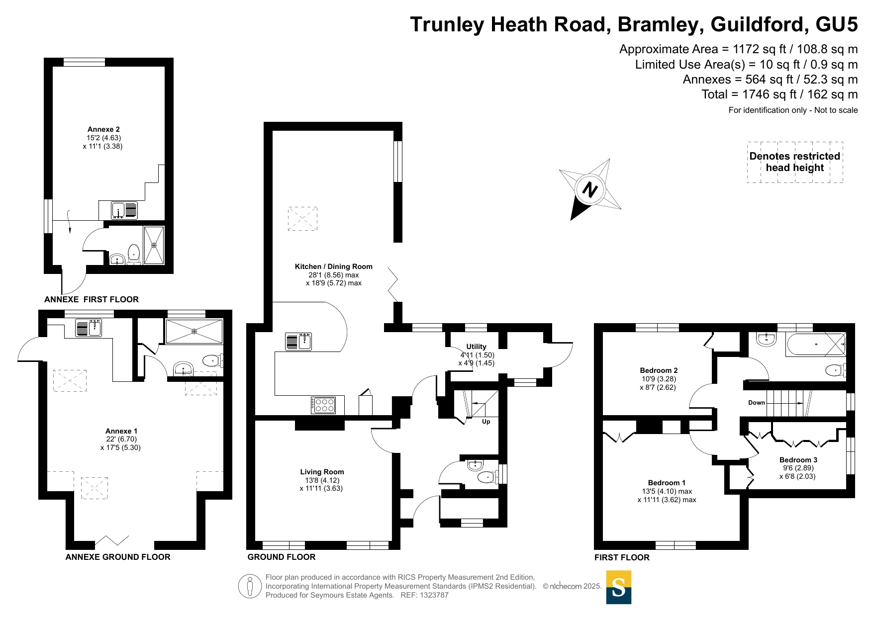 2 Trunley Heath Cottages,, Trunley Heath Road, Guildford floorplan