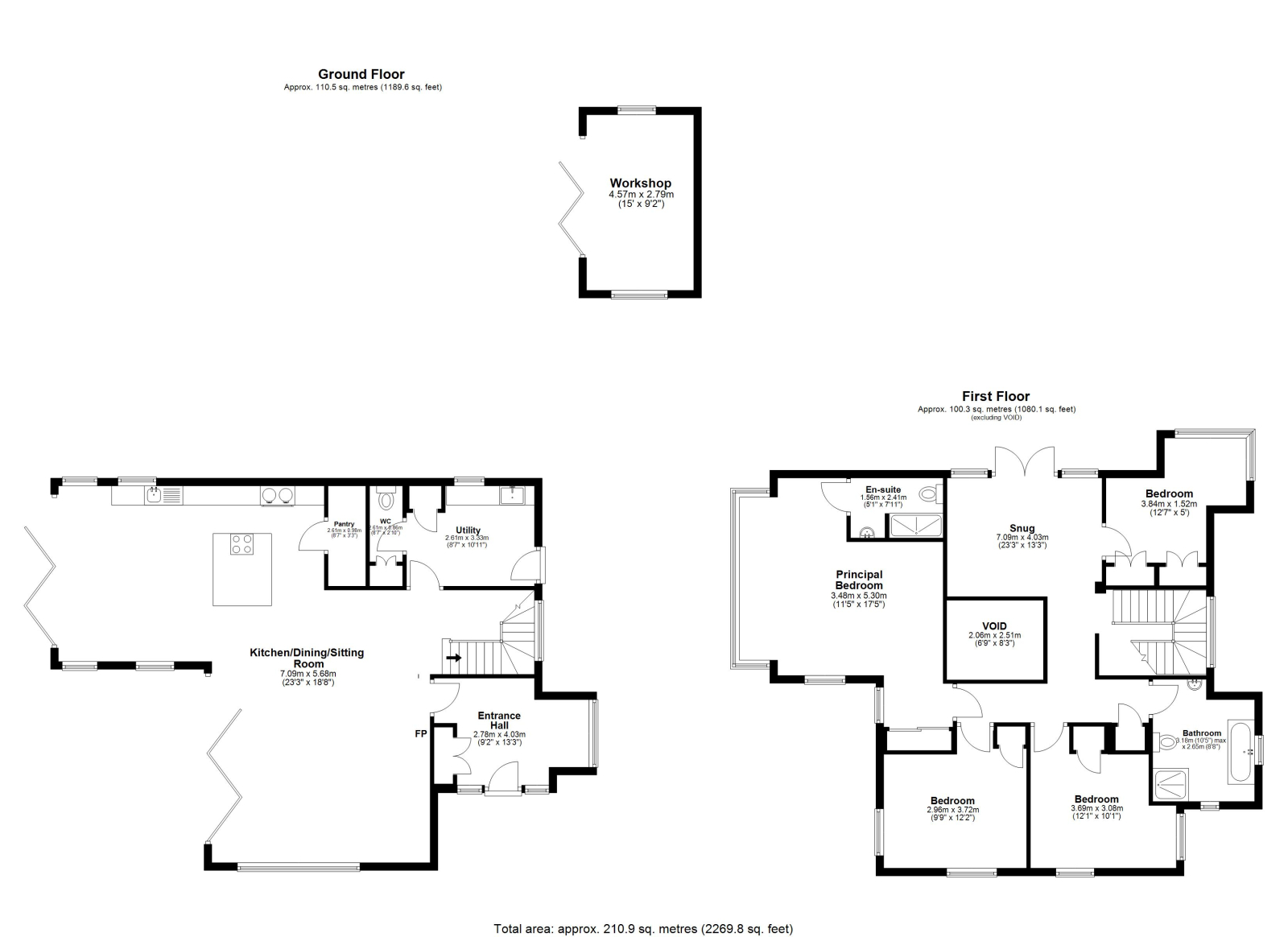 Little Tremiro, Lower Trefreock, Port Isaac floorplan