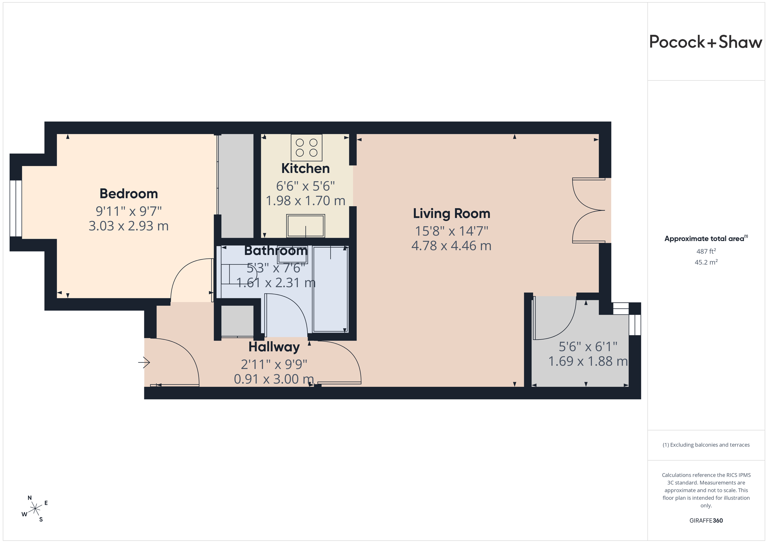 16 Chamberlin Court, Cambridge floorplan