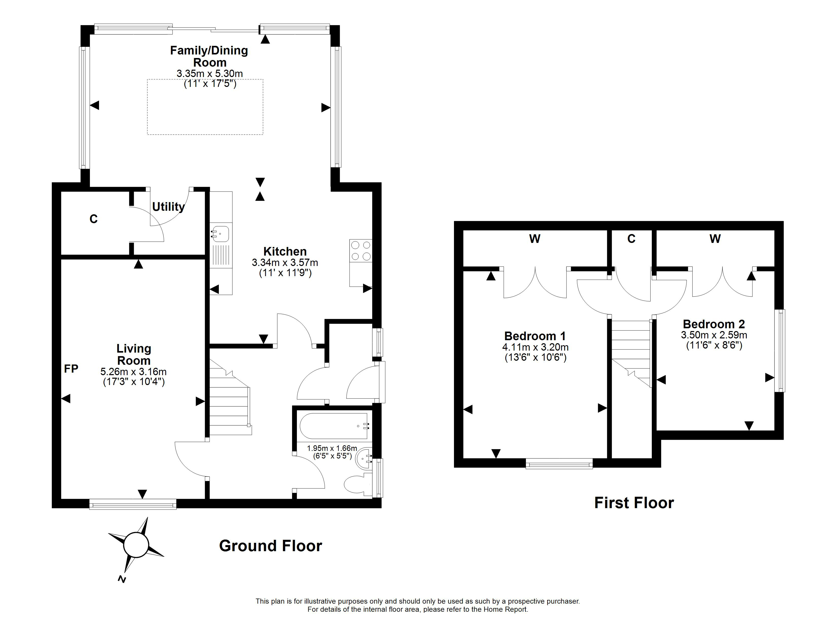59, Forthview Road, Longniddry floorplan