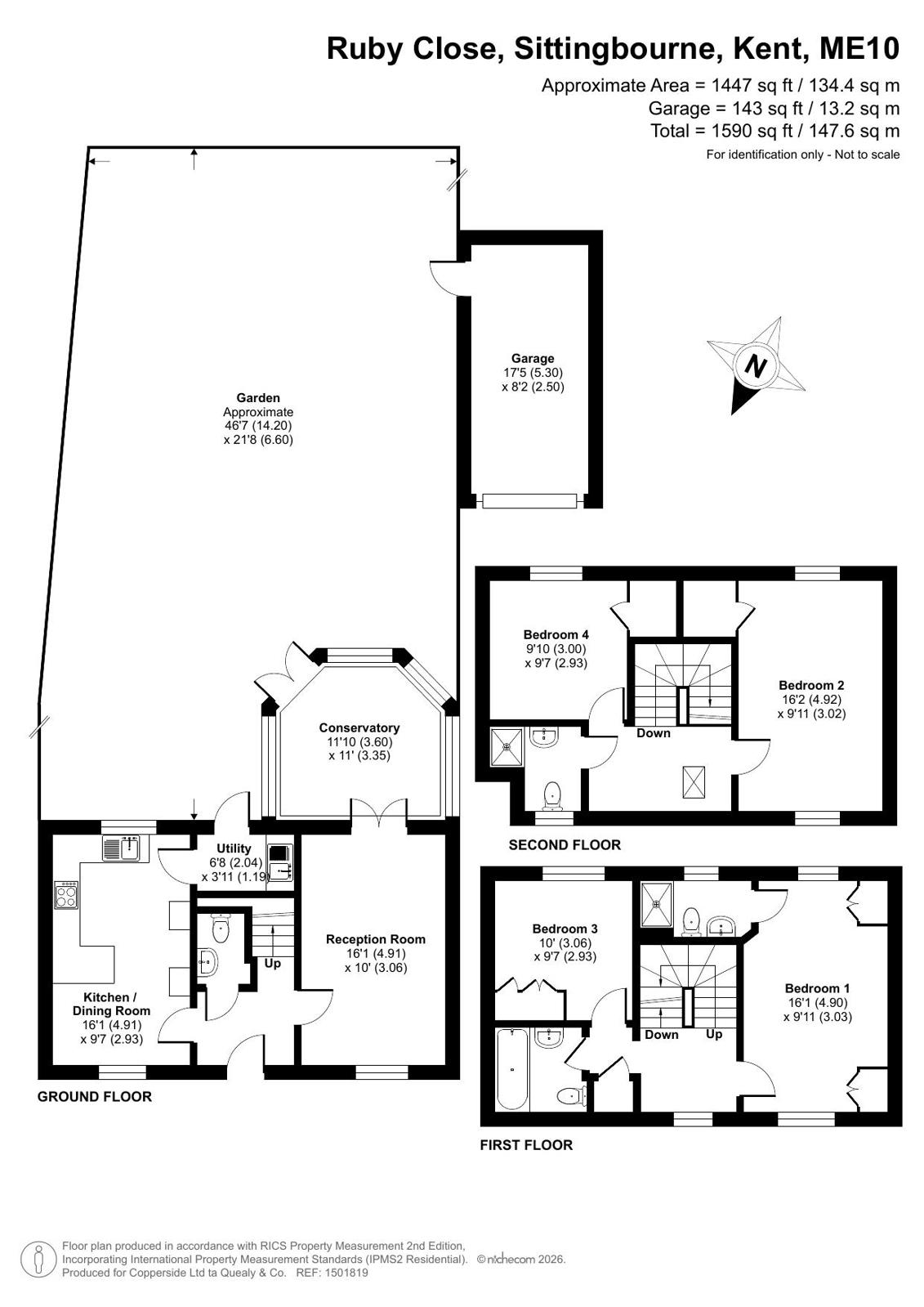 7, Ruby Close, Kent floorplan