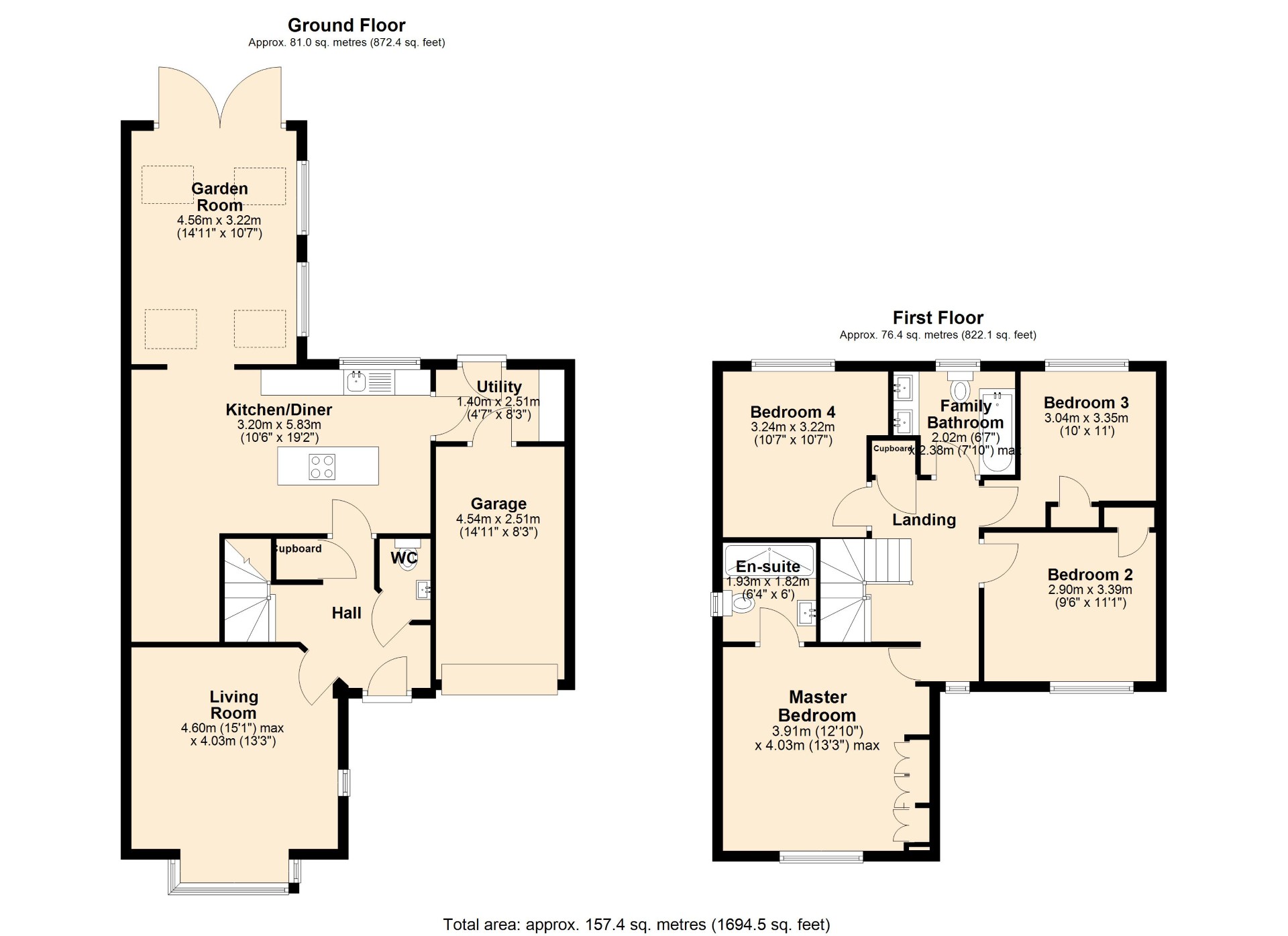 8, Edgbaston Drive, Stoke on Trent floorplan