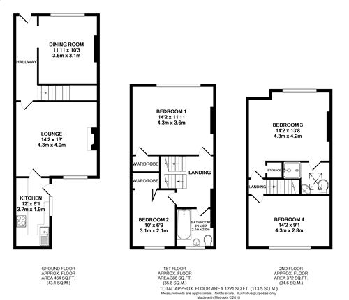 4 Bedrooms Terraced house to rent in Hawthorn Vale, Chapel Allerton, Leeds LS7