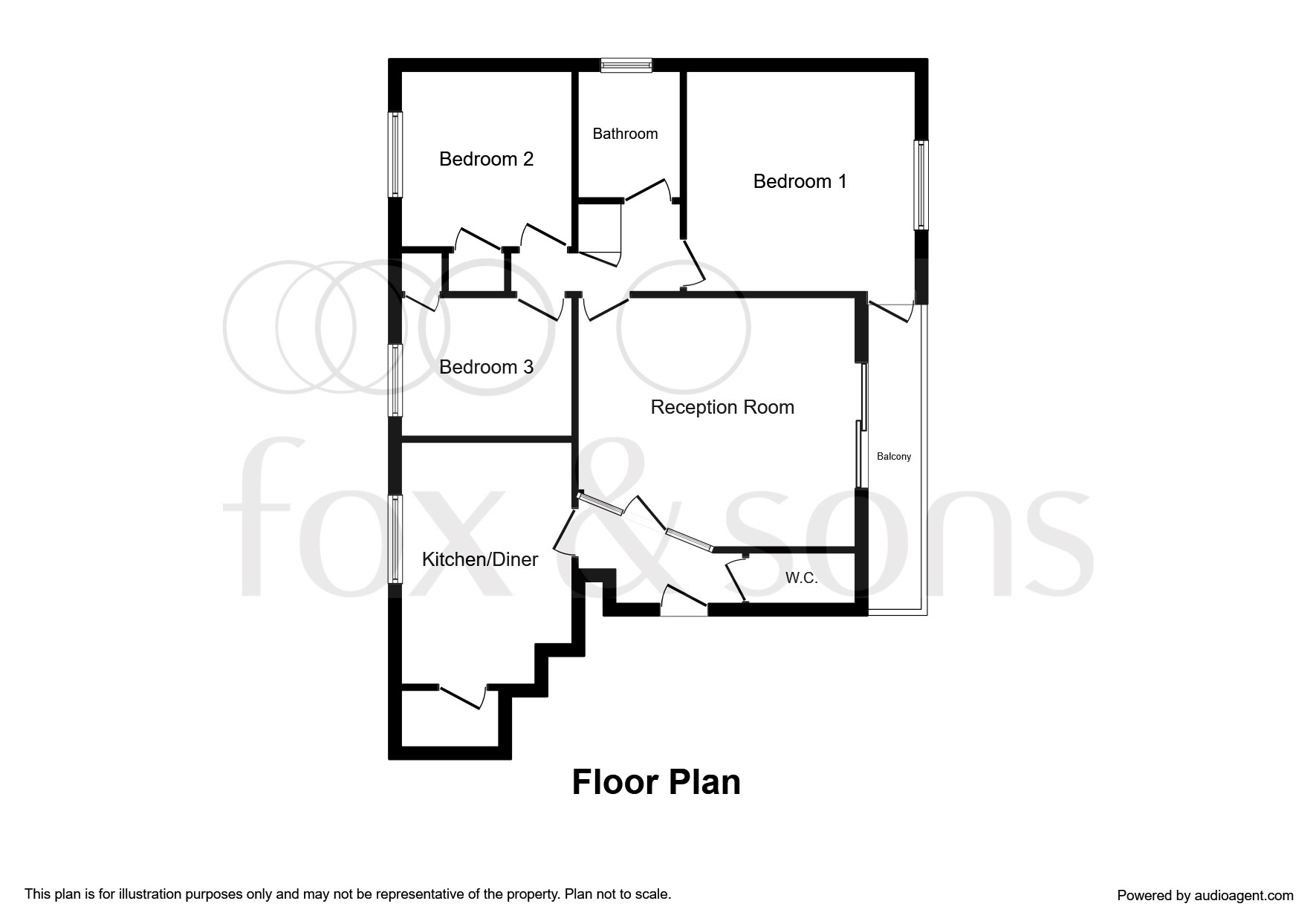 3 Bedrooms Flat for sale in Bramber Close, Crooked Lane, Seaford BN25