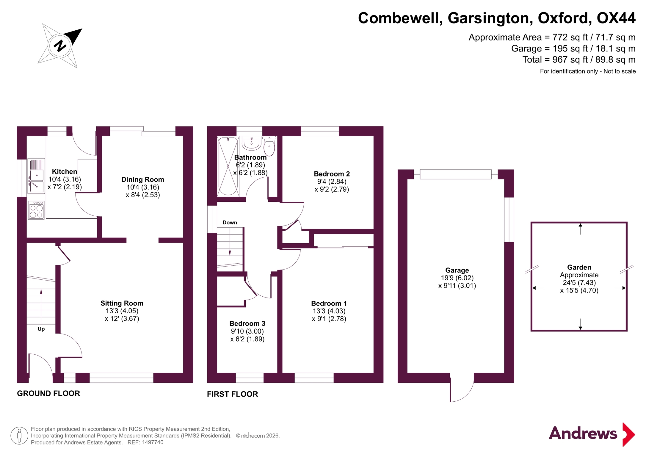 23, Combewell, Oxford floorplan