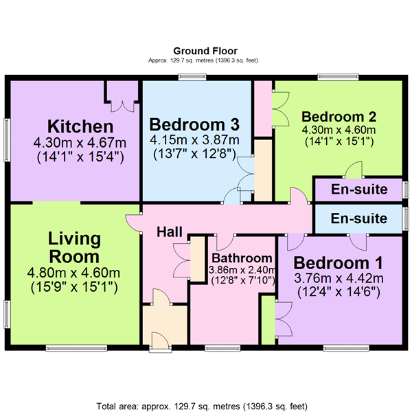 Chalet 3,, Blinkbonny, St Ola floorplan