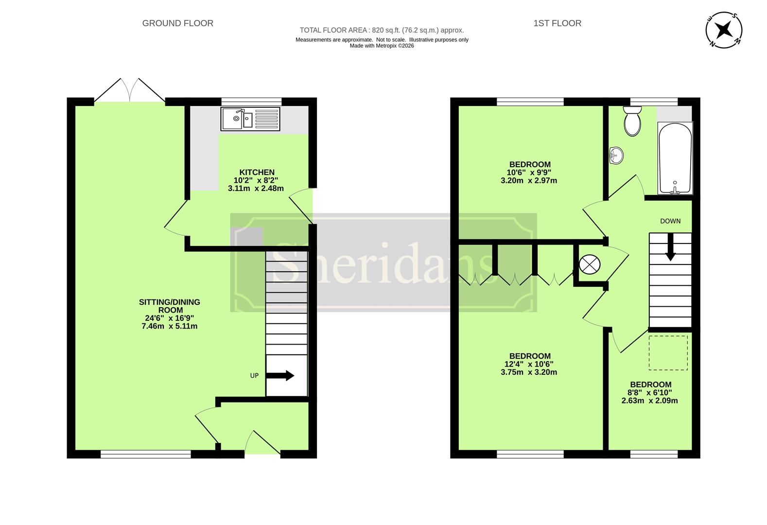 19, Palmer Street, Bury St. Edmunds floorplan