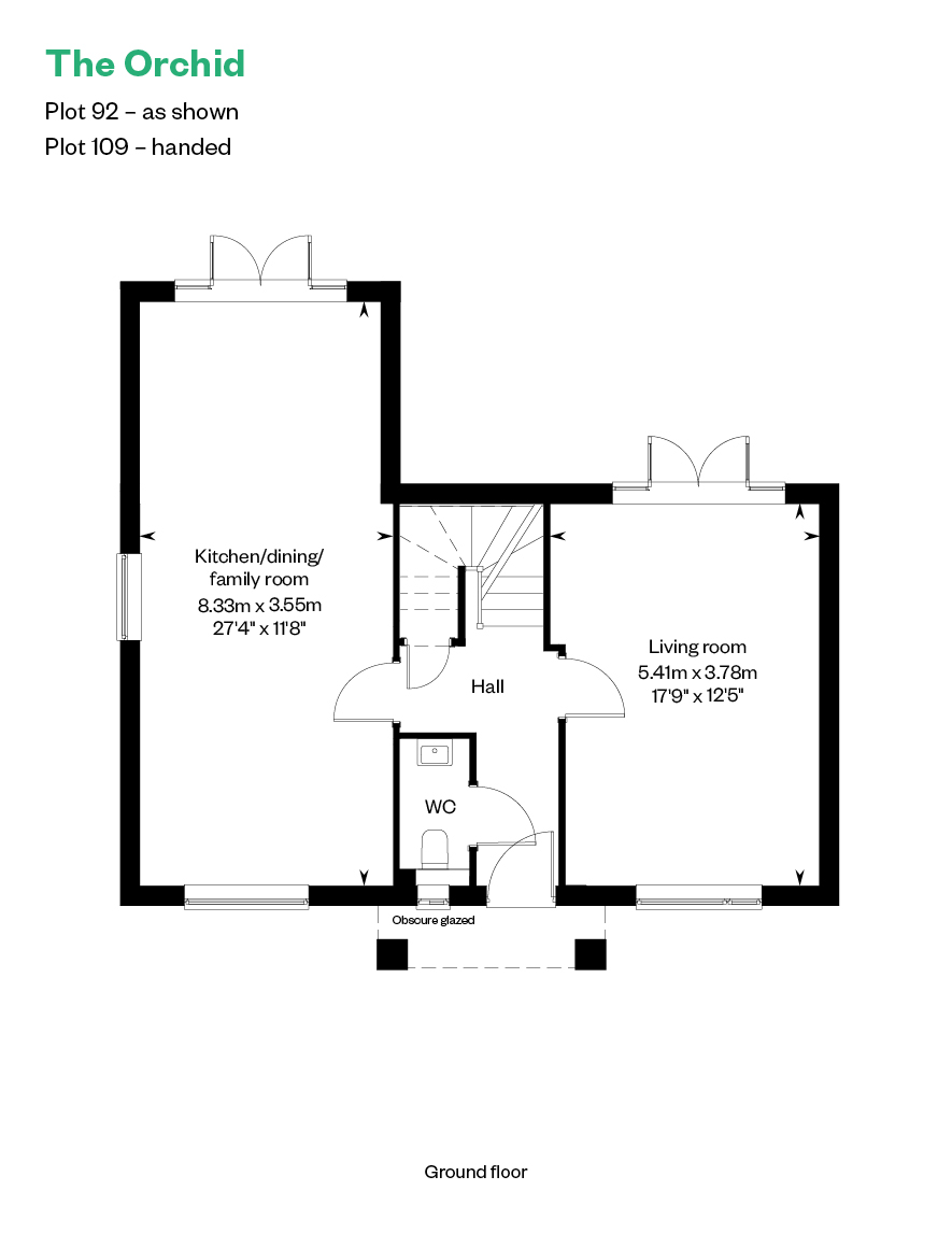 92, Tawny Owl Way, Hambrook, Po18 8Re floorplan