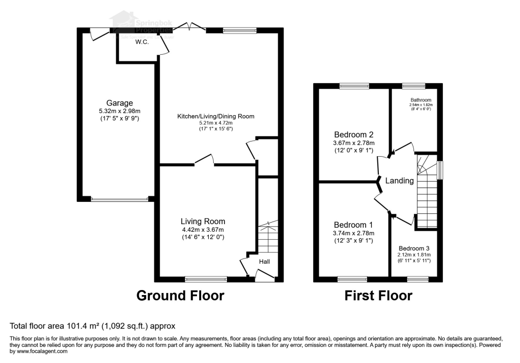 11, Acorn Close,, Grimsby floorplan