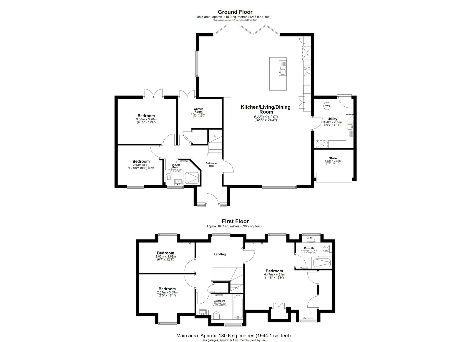 21, Monks Park, Malmesbury floorplan
