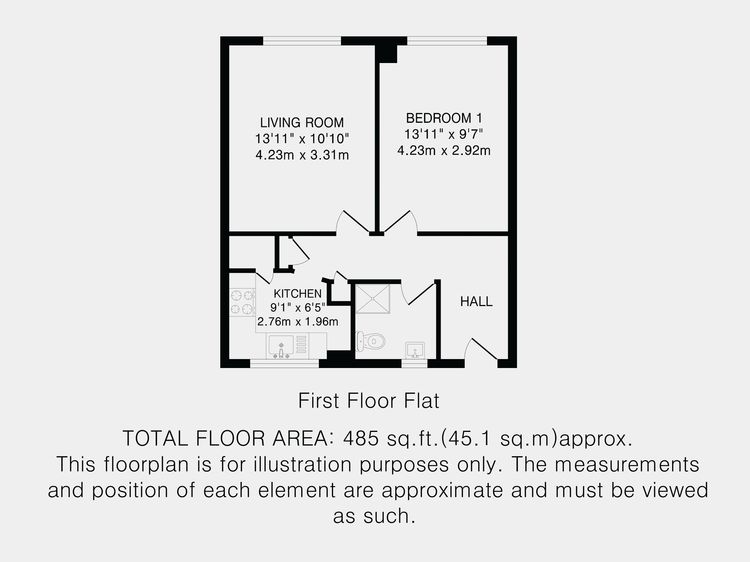 21 Kingsdale House, Windsor Road, Welwyn floorplan