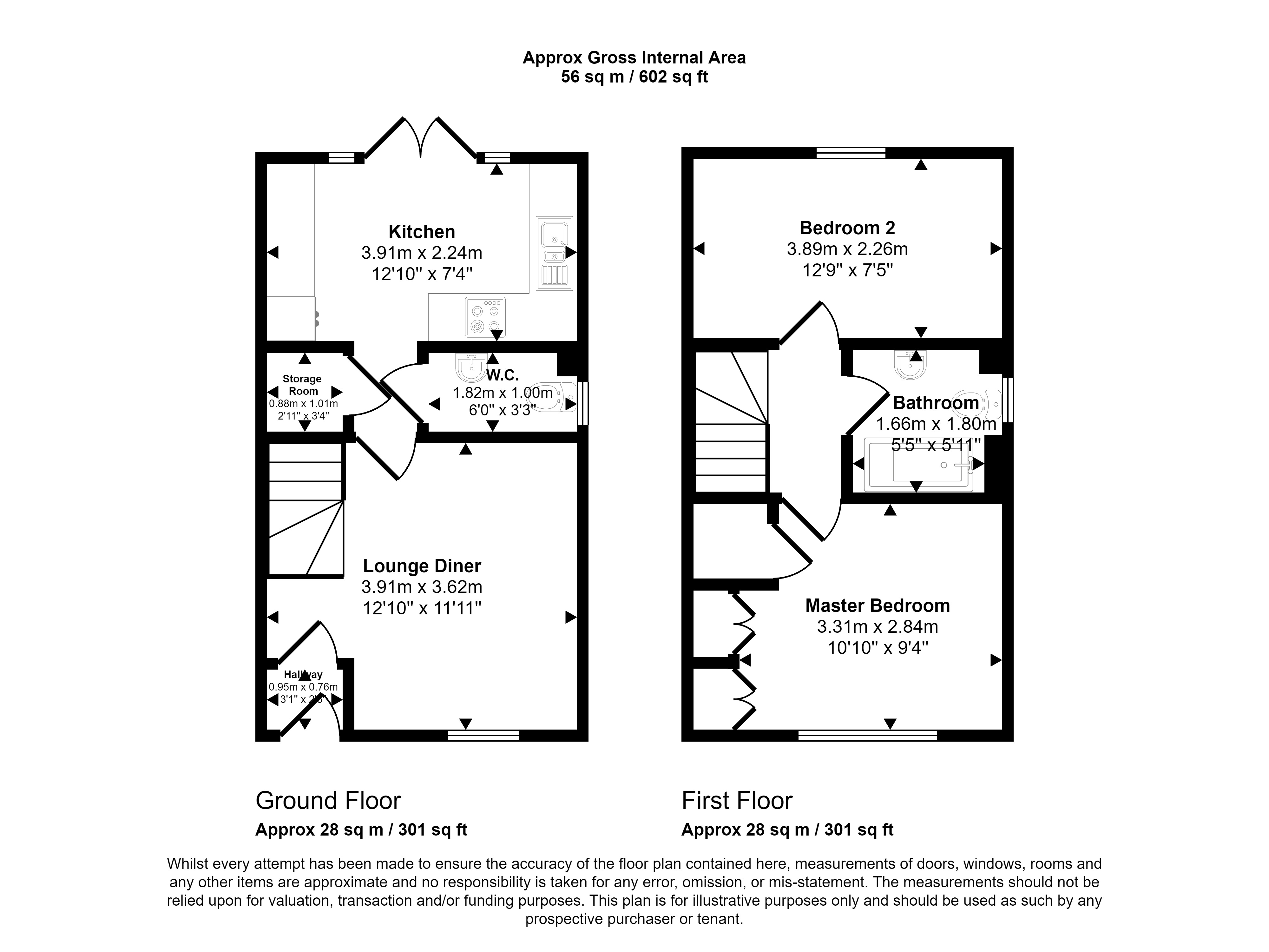 36, Sheerness way, Peerborough floorplan