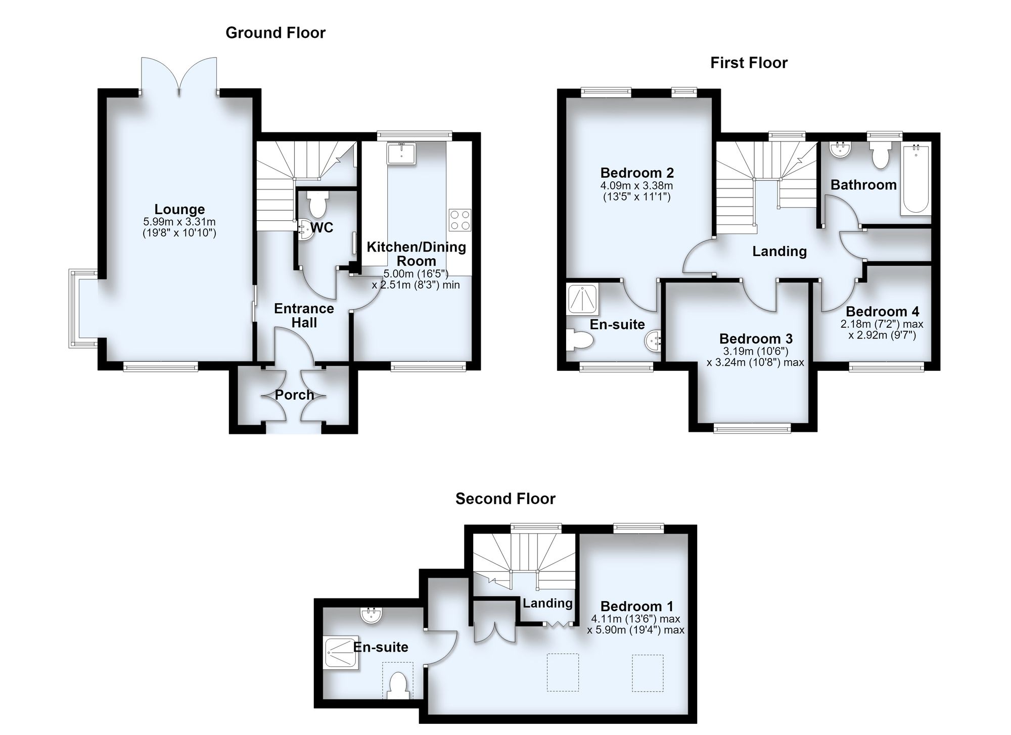 87 Sinatra Drive, Milton Keynes floorplan