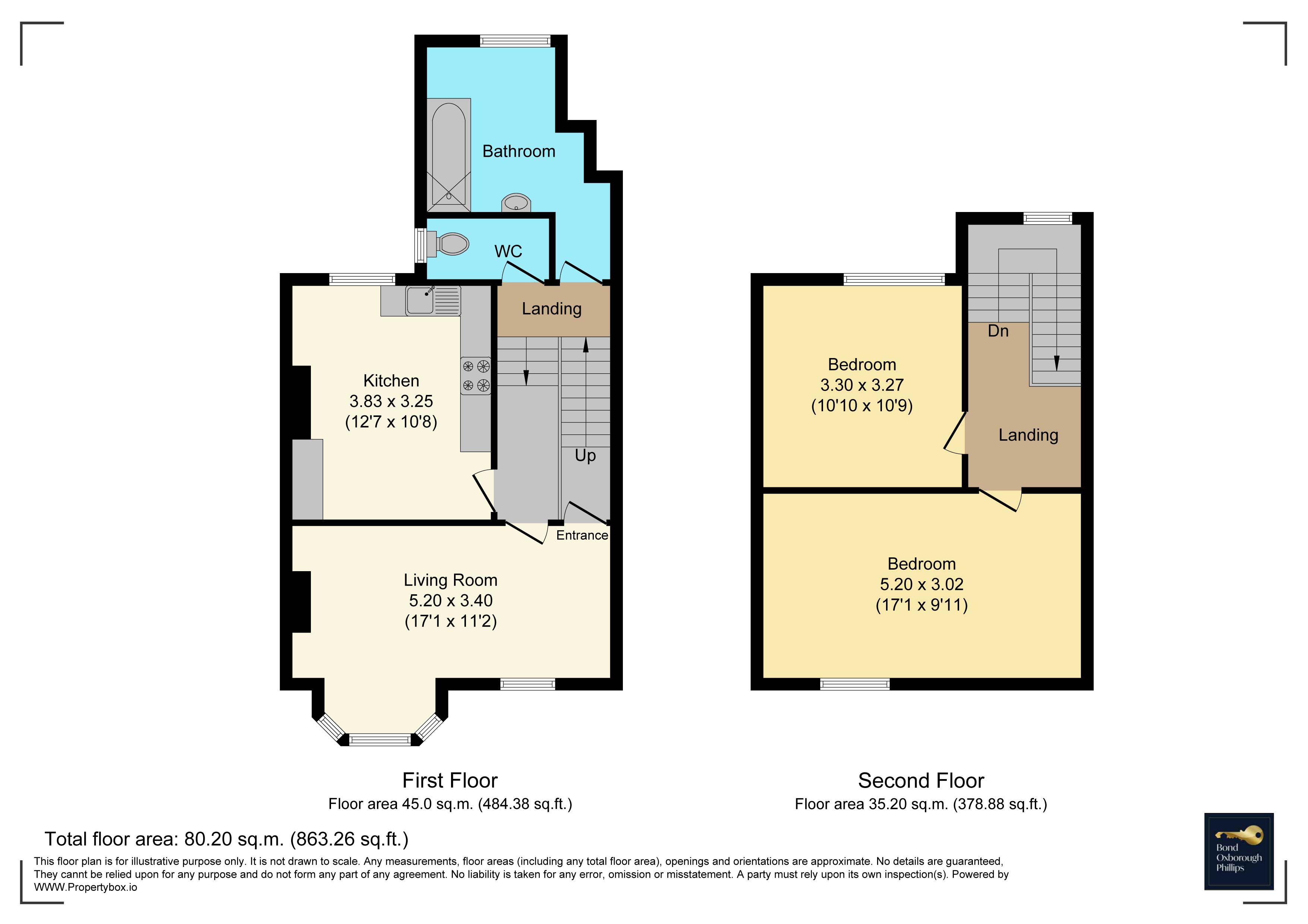 14b, Hills View, Devon floorplan