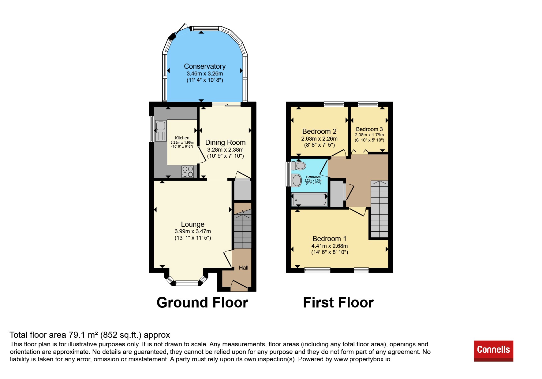 29, Muncaster Close, Leicester floorplan