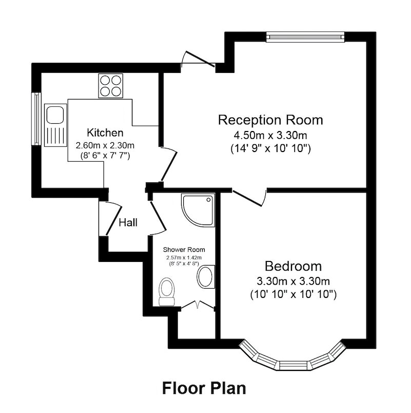 St. Crescent, Slough SL1, 1 bedroom for sale