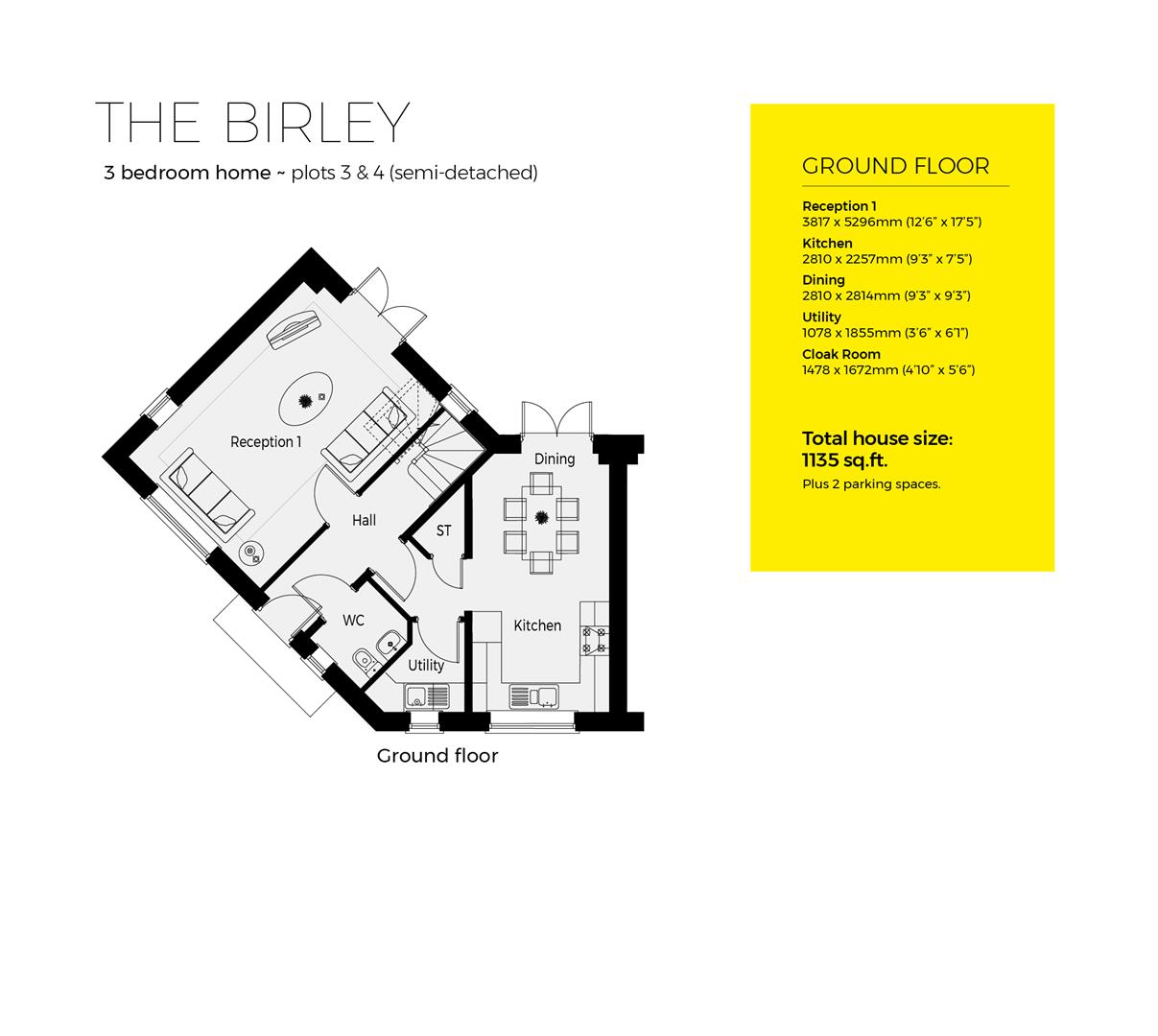 Plot 4, The Birley, Severn Meadows, Upton Upon Severn floorplan