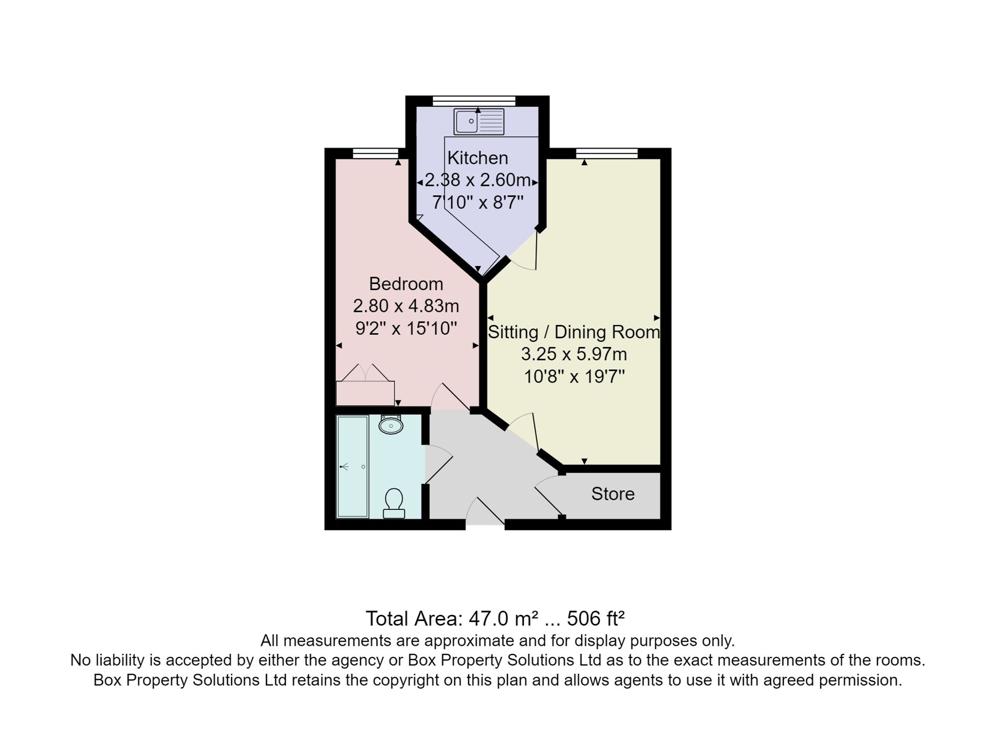 Flat 23, Arthington Court, Harrogate floorplan